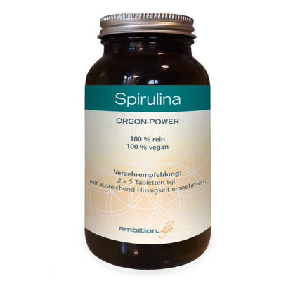 Spirulina ist voller Orgon-Power, vegan und aus biologischem Anbau. Hier kaufen!